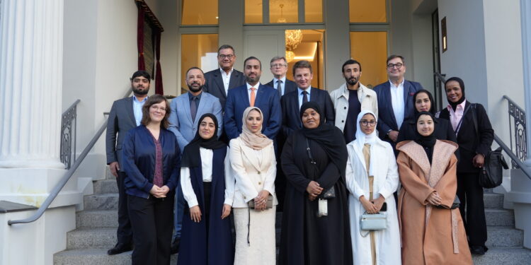 حلقة نقاشية مع طلبة معهد الدوحة للدّراسات العليا والجامعة الأوروبية للإدارة والتكنولوجيا