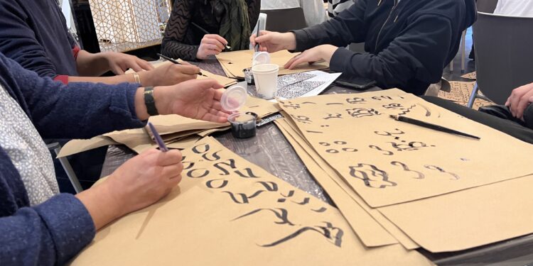 ورشة عمل للخط العربي