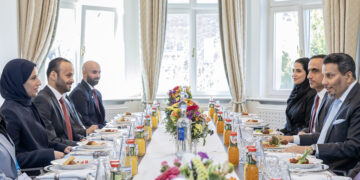 Mittagessen mit hochrangiger Delegation aus Katar