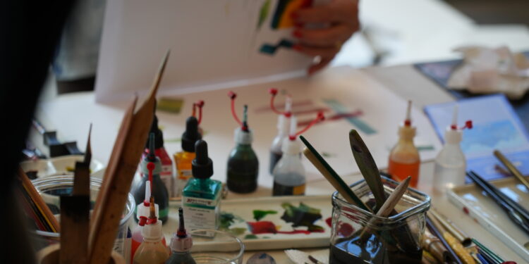 Kalligraphie- und Osterkarten-Gestaltung