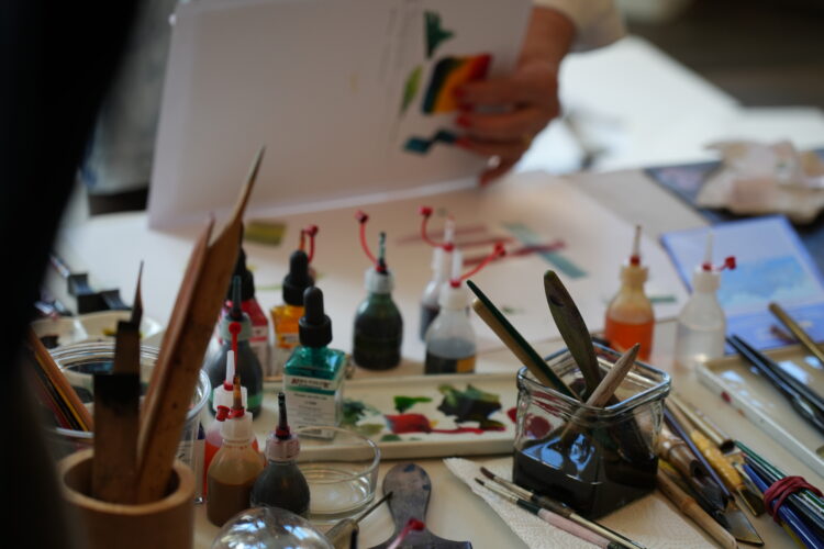Kalligraphie- und Osterkarten-Gestaltung