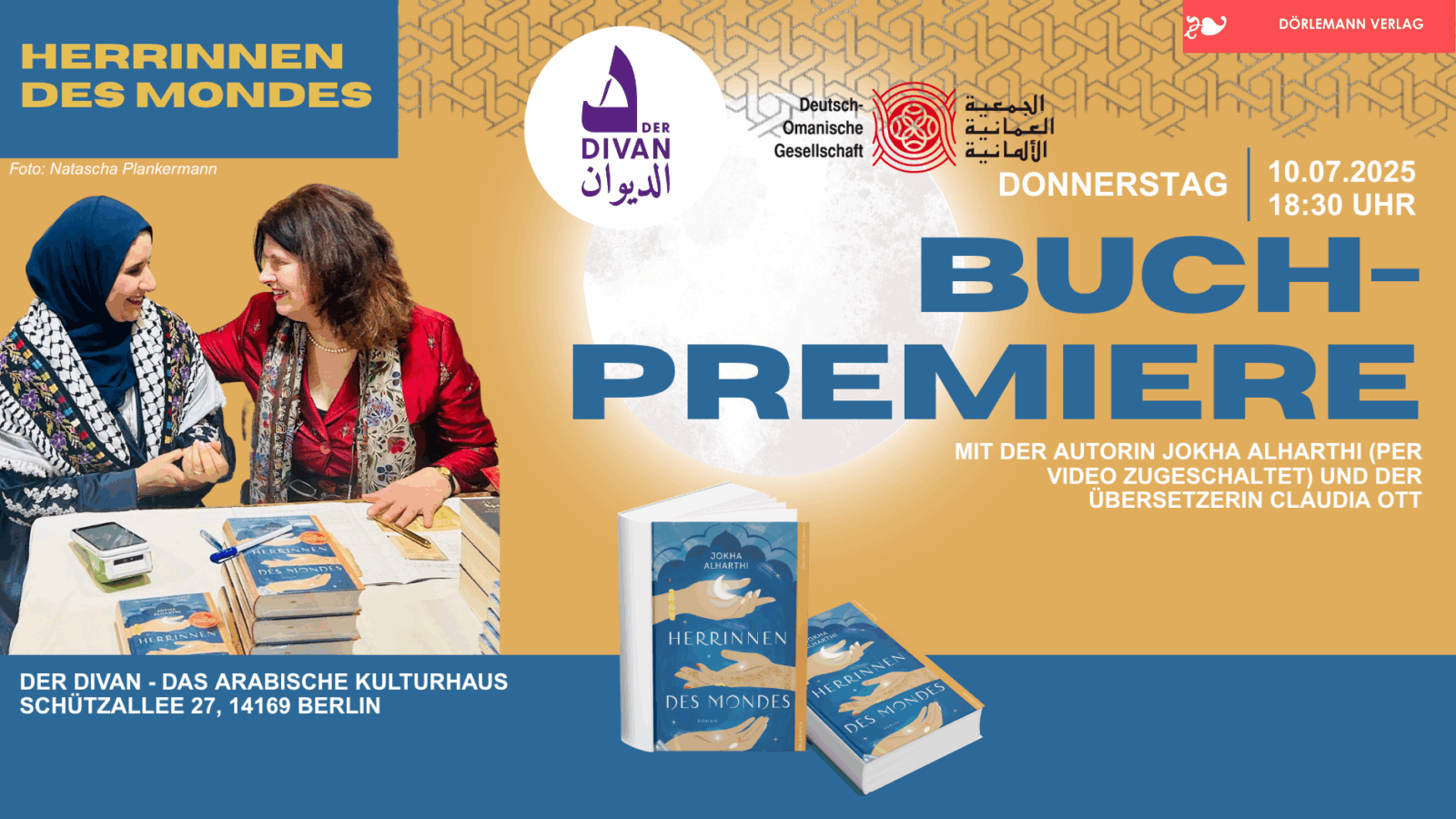 Buchpremiere von „Herrinnen des Mondes“