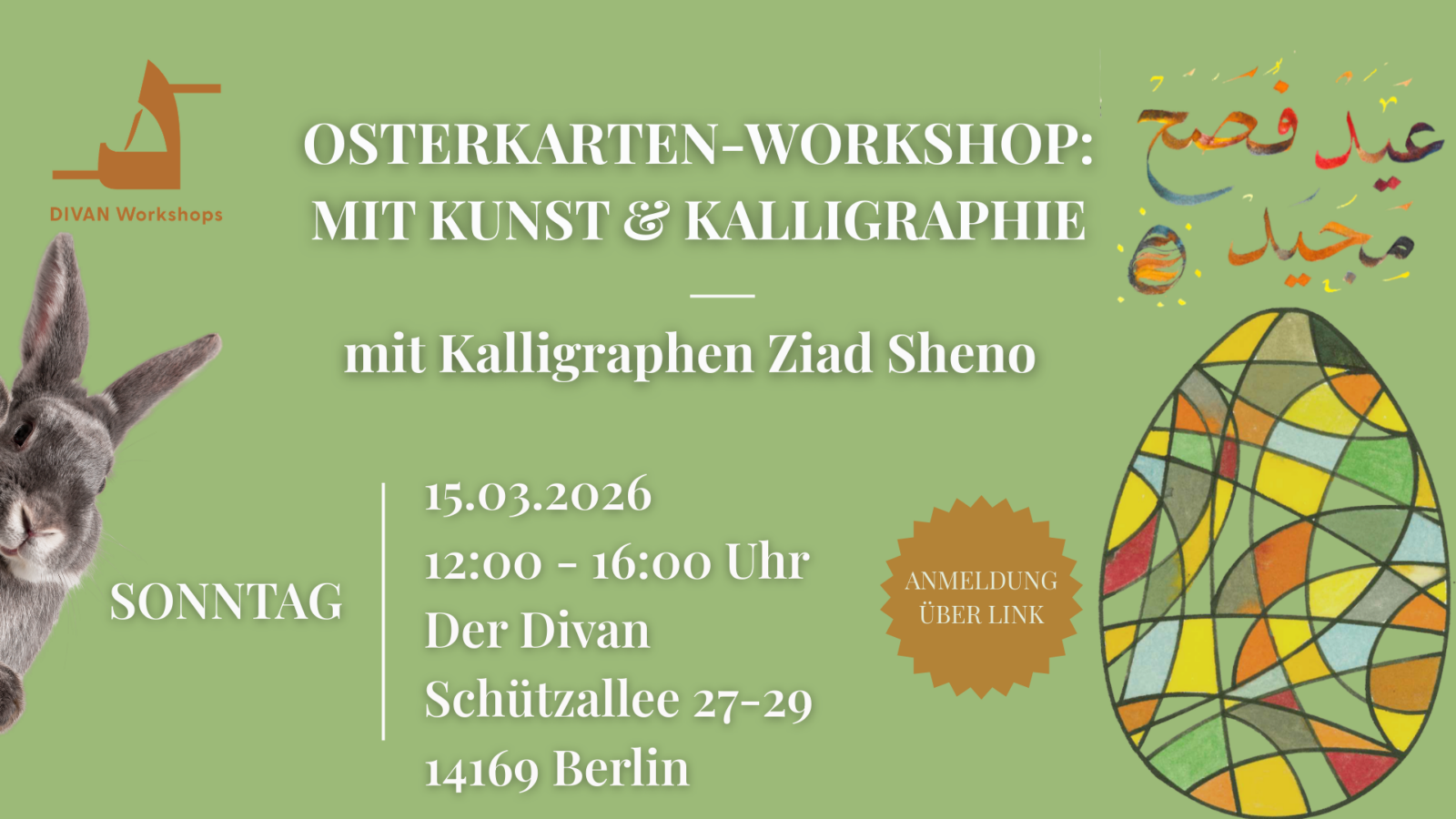 Osterkarten-Workshop: Mit Kunst und Kalligraphie