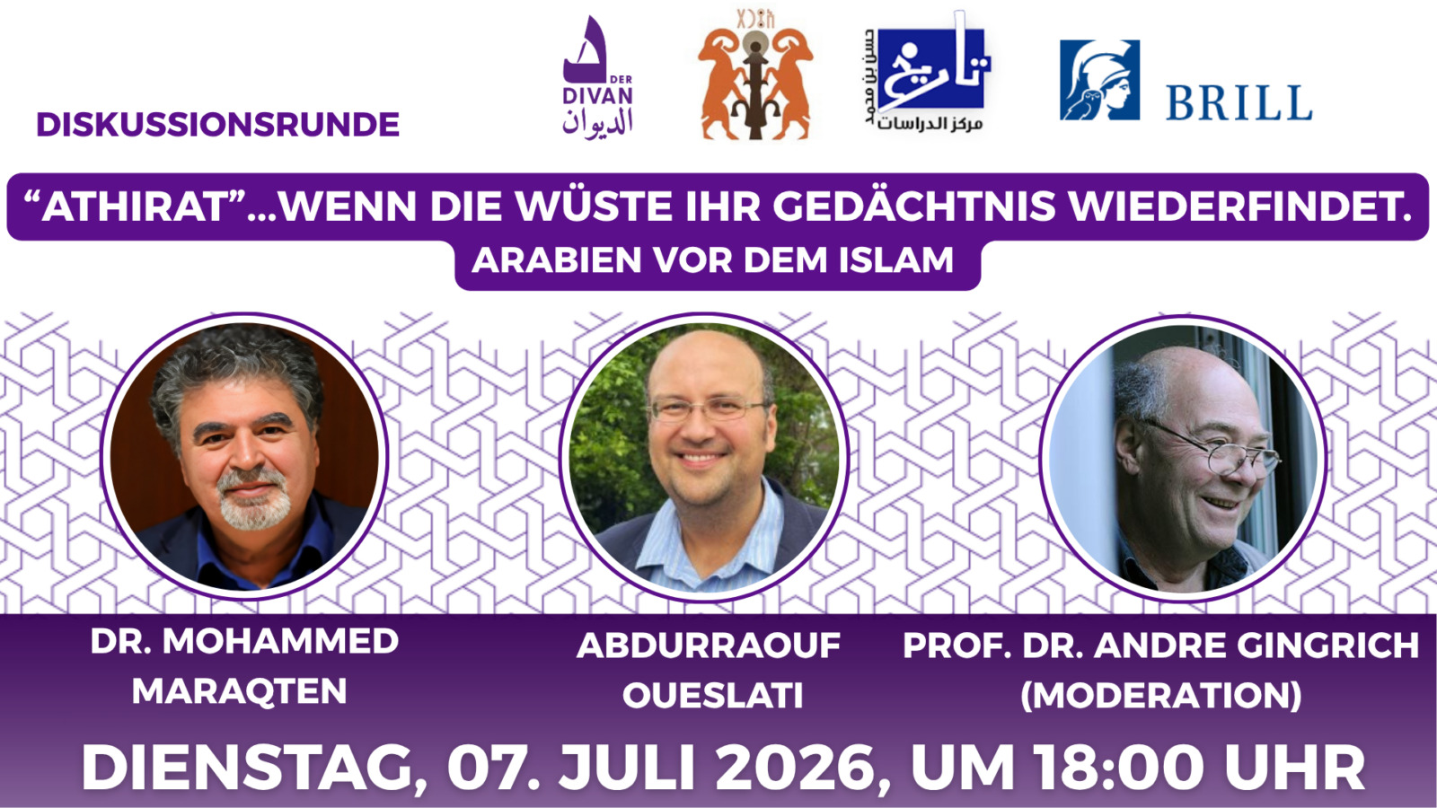 „Athirat”… wenn die Wüste ihr Gedächtnis wiederfindet. Arabien vor dem Islam