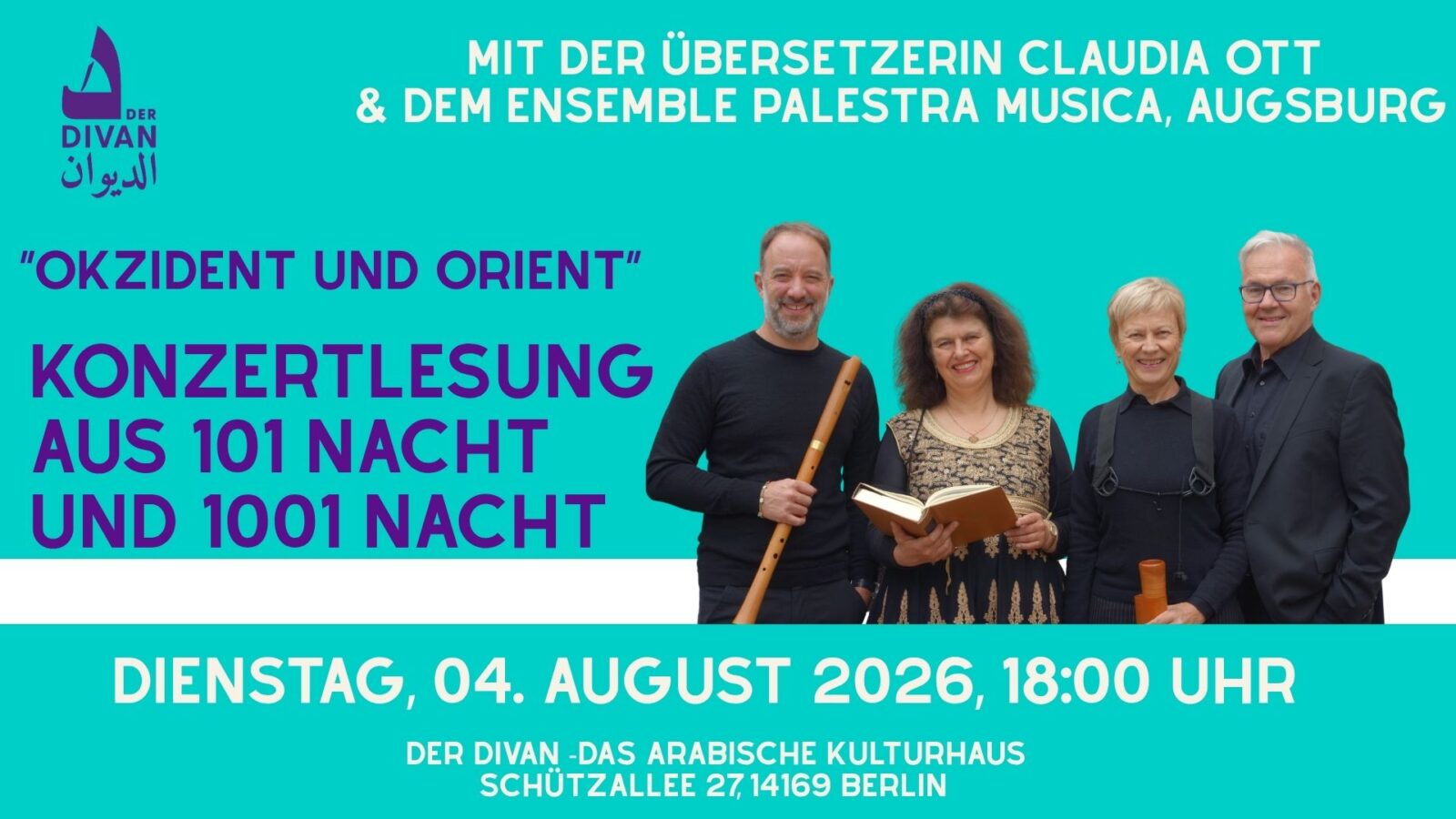 Konzertlesung aus 101 Nacht und 1001 Nacht